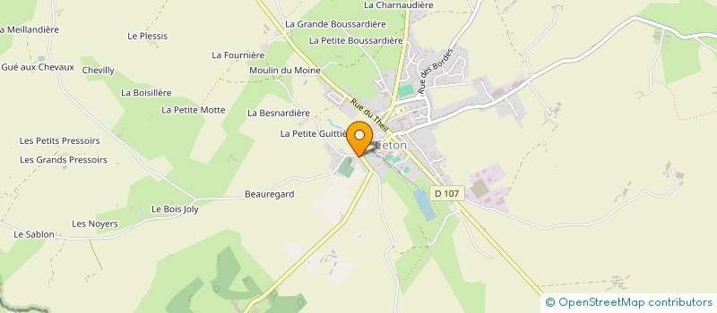 localisation de l'entreprise LES TRANSPORTS CETONNAIS à CETON