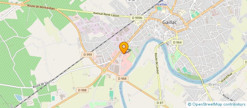localisation de l'entreprise LES TRANSPORTS D'OCCITANIE à GAILLAC