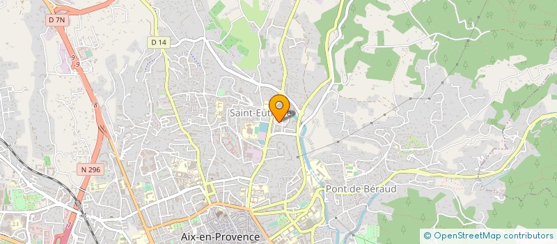 localisation de l'entreprise LES TRANSPORTS DE LA SAINTE VICTOIRE à AIX-EN-PROVENCE