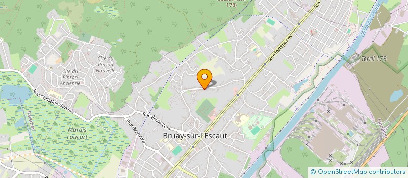 localisation de l'entreprise LES TRANSPORTS DE PARIS  BRUAY-SUR-L'ESCAUT
