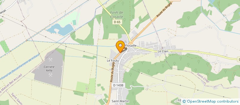 localisation de l'entreprise LES TRANSPORTS DE SAINT HILAIRE à SAINT-SAVIN