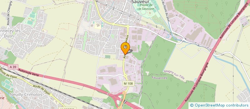 localisation de l'entreprise LES TRANSPORTS DIJONNAIS à CHEVIGNY-SAINT-SAUVEUR