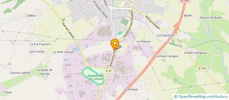 localisation de l'entreprise LES TRANSPORTS DU CENTRE BRETAGNE à LOUDEAC
