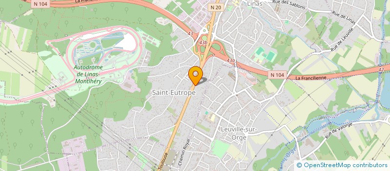 localisation de l'entreprise LES TRANSPORTS LINOIS LTL à LINAS