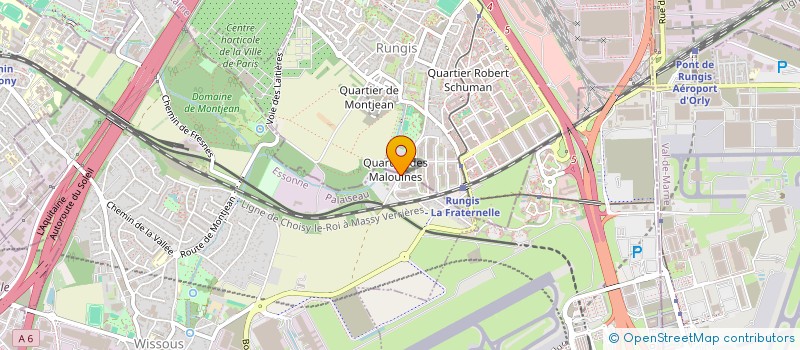 localisation de l'entreprise LES TRANSPORTS MELISSA à WISSOUS