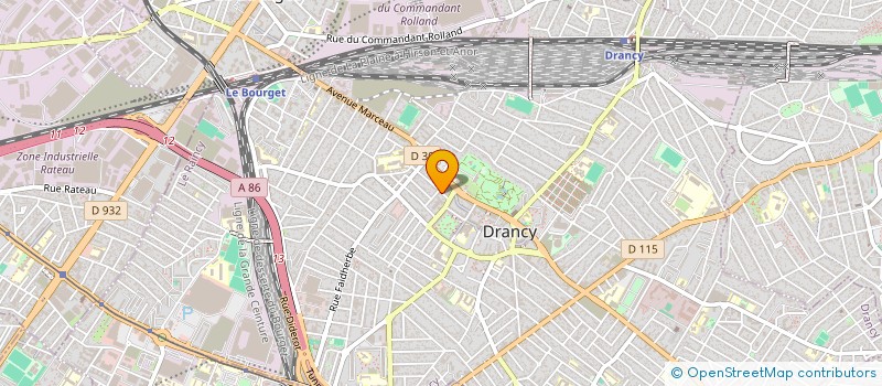 localisation de l'entreprise LES TRANSPORTS PARISET  DRANCY