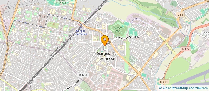 localisation de l'entreprise LES TRANSPORTS PRIVES BOURGEOIS  GARGES-LES-GONESSE