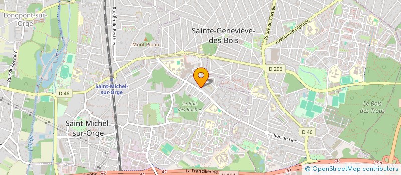 localisation de l'entreprise LES TRANSPORTS RAPIDES  SAINT-MICHEL-SUR-ORGE