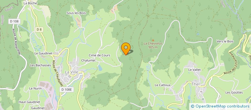 localisation de l'entreprise LES TRANSPORTS RAPIDES THELOIS à THEL