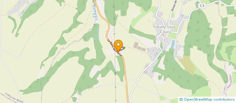 localisation de l'entreprise LES TRANSPORTS RENE à LEUILLY-SOUS-COUCY