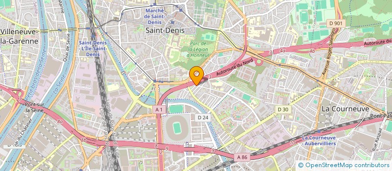 localisation de l'entreprise LES TRANSPORTS SAAD ET CIE à SAINT-DENIS
