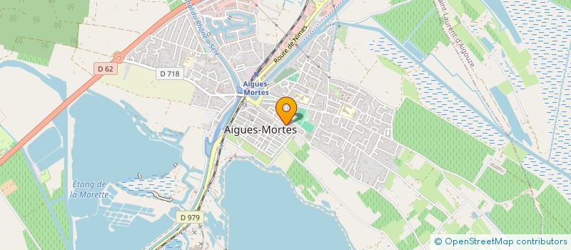 localisation de l'entreprise LES TRANSPORTS SAINT LOUIS  AIGUES-MORTES