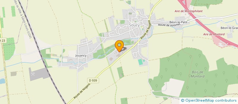 localisation de l'entreprise LES TRANSPORTS SENONAIS BAILLY SALIN  GRON