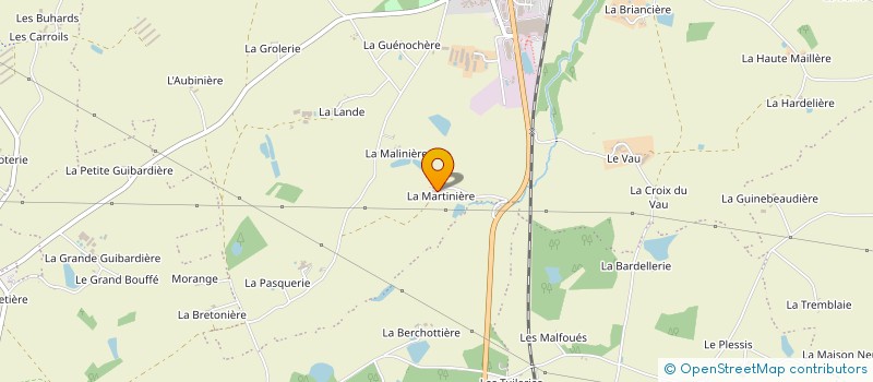 localisation de l'entreprise LES TRAQUES  CHEMILLE-EN-ANJOU