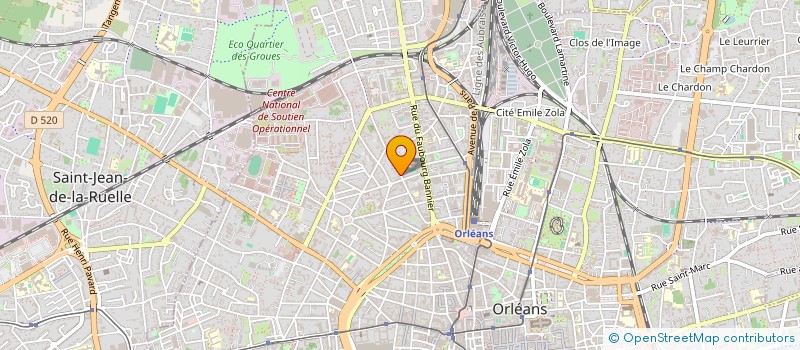 localisation de l'entreprise LES TRAVAUX D'ARNAUD à ORLEANS
