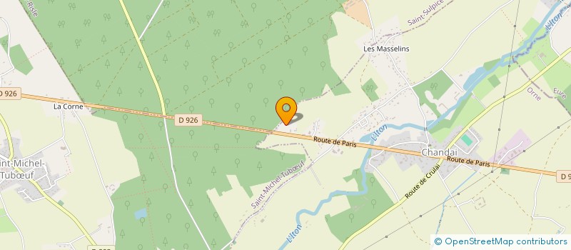 localisation de l'entreprise LES TRAVAUX D'HERCULE à CHANDAI