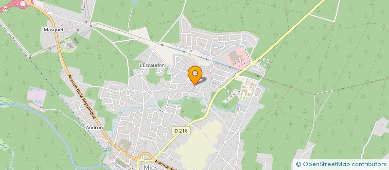 localisation de l'entreprise LES TRAVAUX DE DYLAN  MIOS