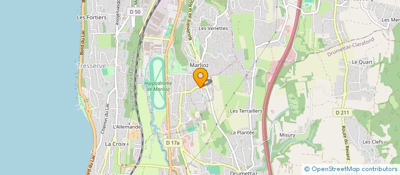 localisation de l'entreprise LES TRAVAUX DE MARIUS PAR ABREVIATION LTDM à AIX-LES-BAINS