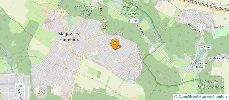 localisation de l'entreprise LES TRAVAUX DU HUREPOIX à MAGNY-LES-HAMEAUX
