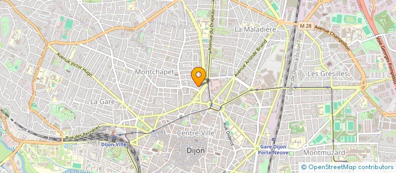 localisation de l'entreprise LES TRAVERSEES BAROQUES  DIJON