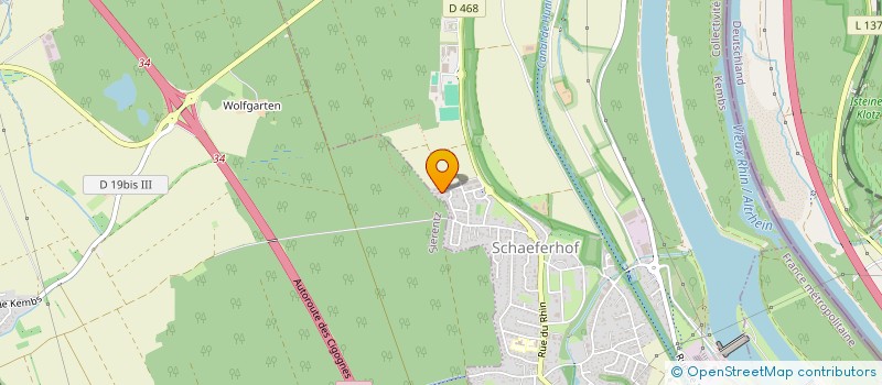 localisation de l'entreprise LES TREFLES  KEMBS