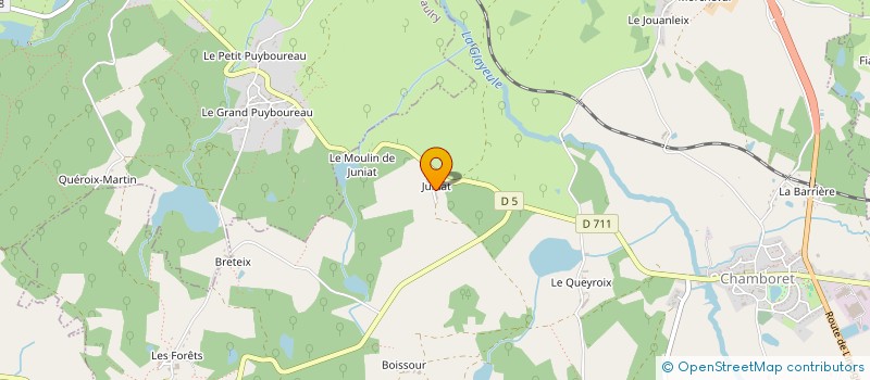 localisation de l'entreprise LES TREILLAGEURS  CHAMBORET