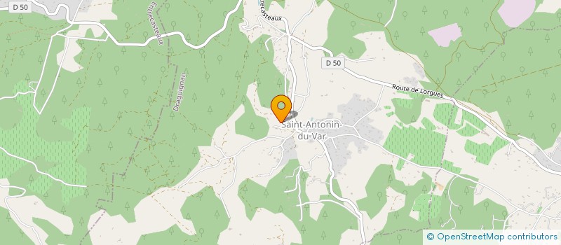 localisation de l'entreprise LES TREILLES D'ANTONIN à SAINT-ANTONIN-DU-VAR