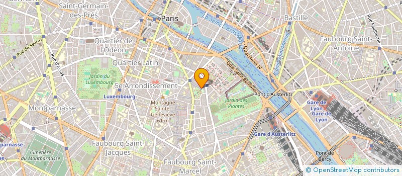 localisation de l'entreprise LES TREIZE BOULANGERS  PARIS