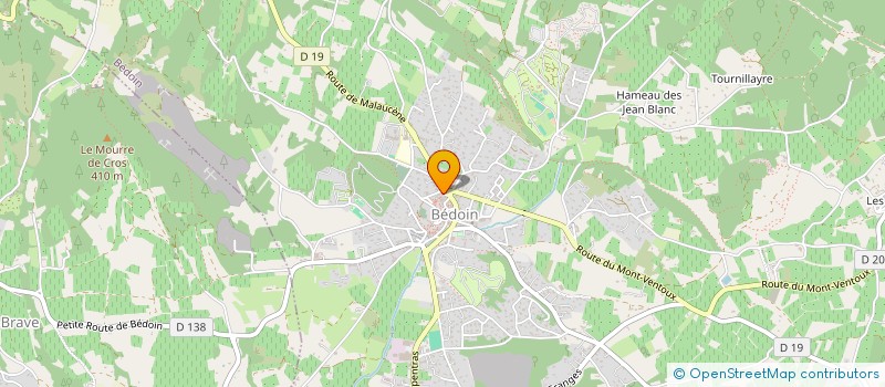 localisation de l'entreprise LES TREIZE DESSERTS  BEDOIN