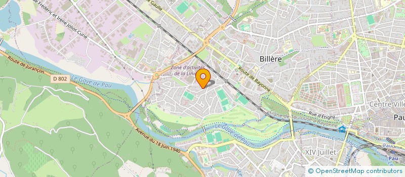 localisation de l'entreprise LES TREKKEUSES DU BEARN à BILLERE