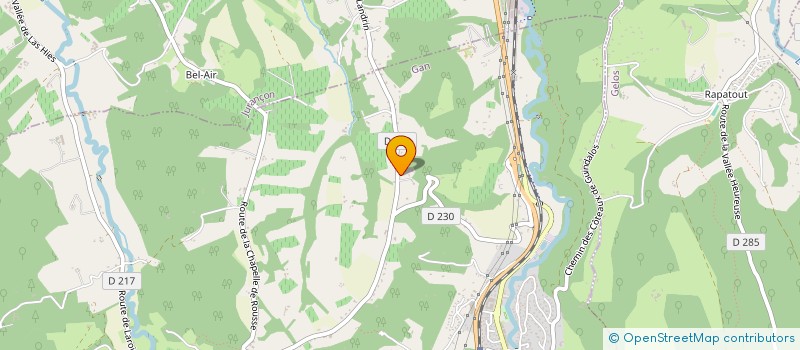 localisation de l'entreprise LES TREKKEUSES GANTOISES à GAN