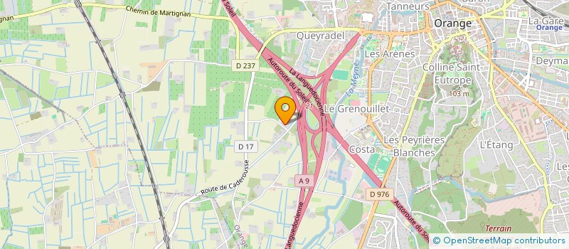 localisation de l'entreprise LES TREMA  ORANGE