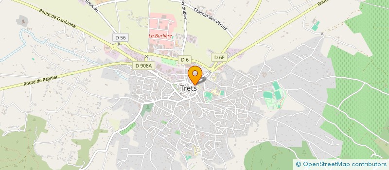 localisation de l'entreprise LES TRES CABRES  TRETS