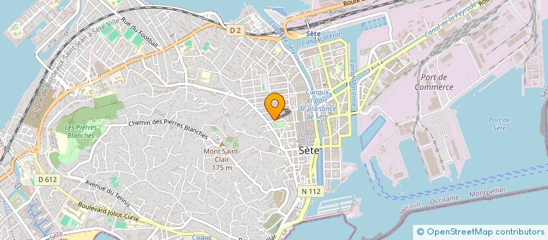 localisation de l'entreprise LES TRESORS  SETE