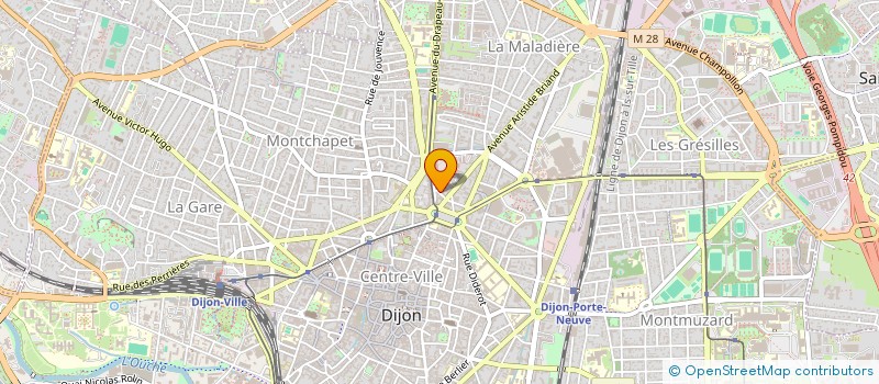 localisation de l'entreprise LES TRESORS D'AFRIQUE à DIJON