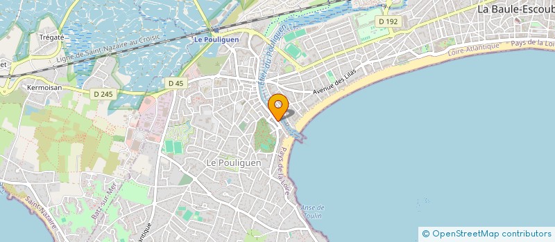 localisation de l'entreprise LES TRESORS D'EMI à LE POULIGUEN