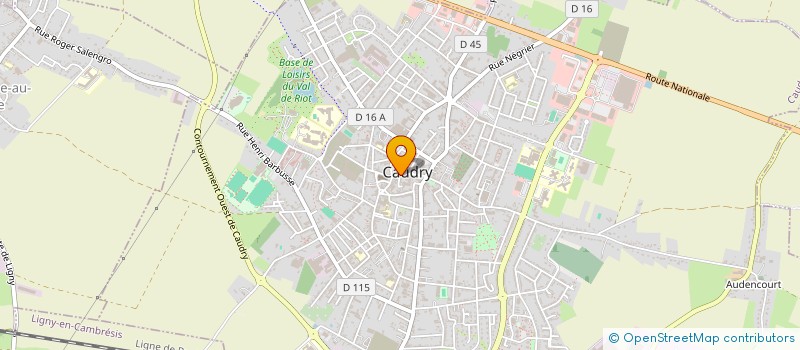 localisation de l'entreprise LES TRESORS D'ESTELLE à CAUDRY