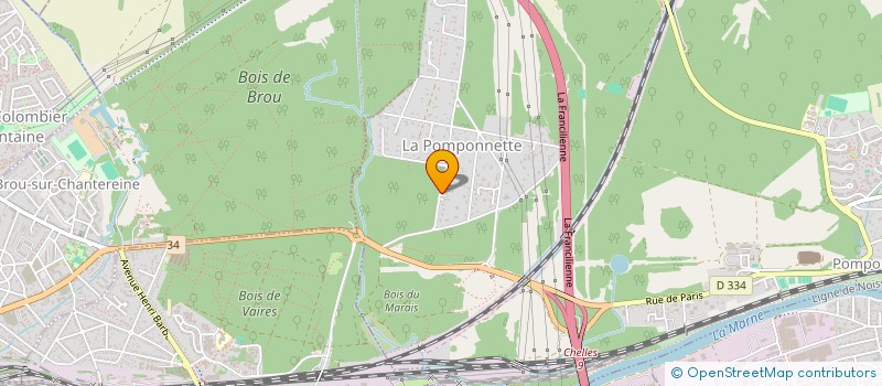 localisation de l'entreprise LES TRESORS D'ITALIE  POMPONNE