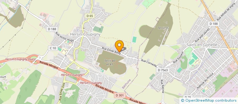 localisation de l'entreprise LES TRESORS D'OCEANE ET SABRINA  HERSIN-COUPIGNY