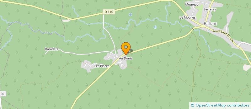 localisation de l'entreprise LES TRESORS DE BACCHUS  BALIZAC