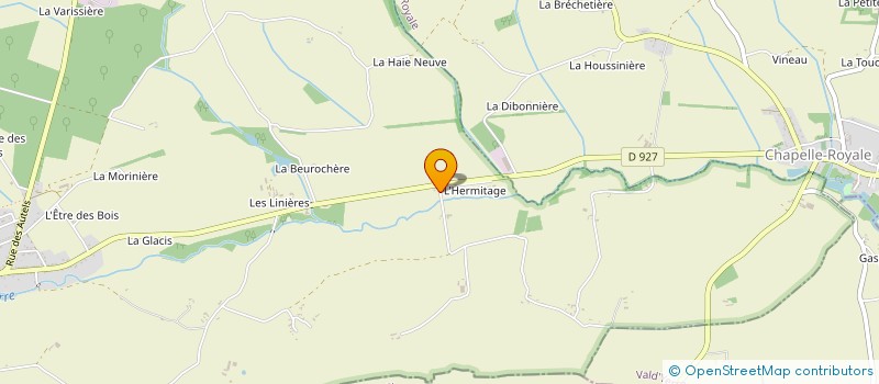 localisation de l'entreprise LES TRESORS DE CHRISTEL à LA BAZOCHE-GOUET