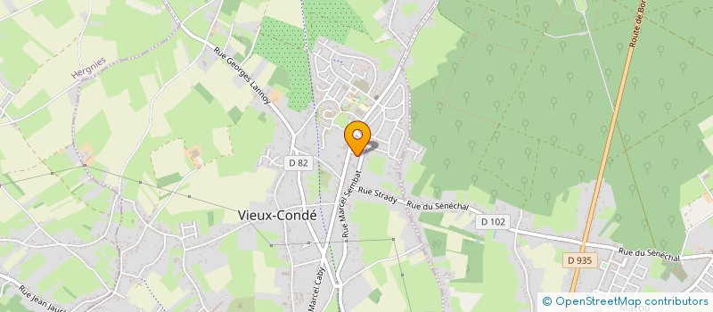 localisation de l'entreprise LES TRESORS DE LA FINE EPICERIE  VIEUX-CONDE