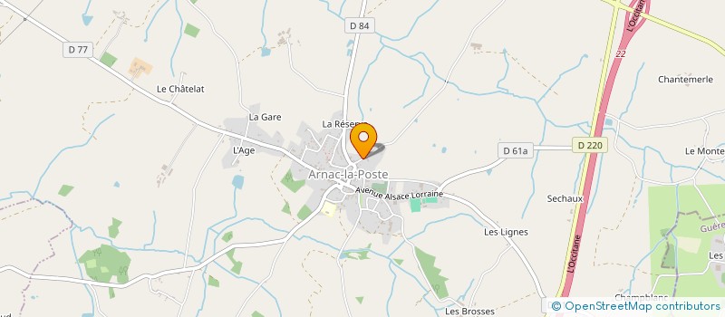 localisation de l'entreprise LES TRESORS DE LA FORGE à ARNAC-LA-POSTE
