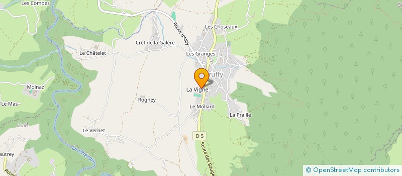 localisation de l'entreprise LES TRESORS DE NICO  GRUFFY