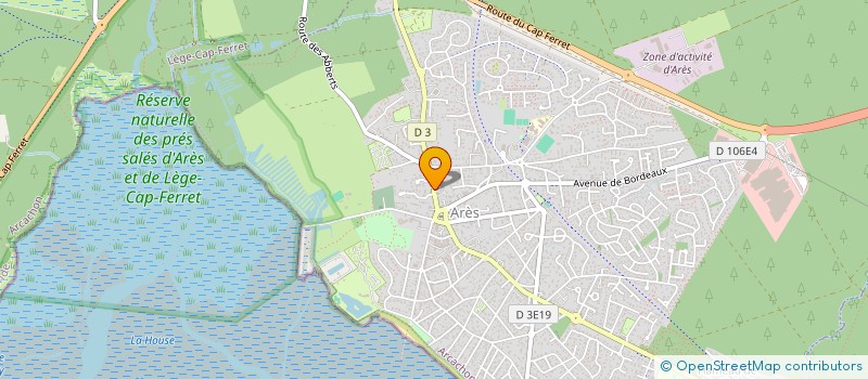 localisation de l'entreprise LES TRESORS DU BLE  ARES