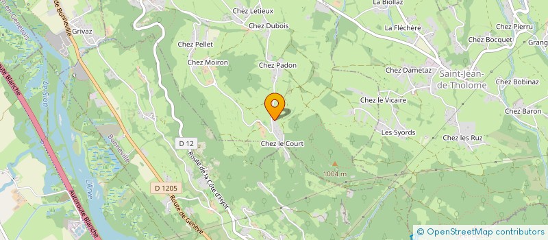 localisation de l'entreprise LES TRESORS MERVEILLEUX  FAUCIGNY