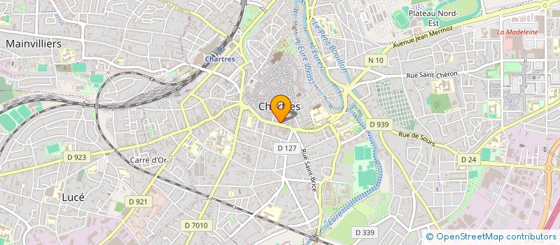 localisation de l'entreprise LES TRESORS SAS à CHARTRES