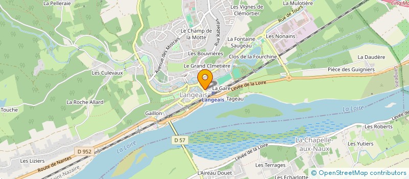 localisation de l'entreprise LES TRETAUX DU DONJON à LANGEAIS