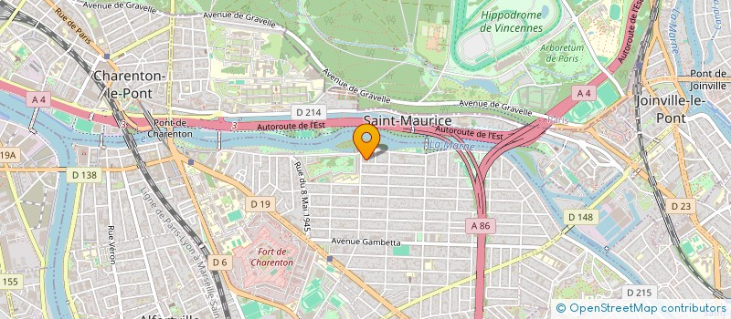 localisation de l'entreprise LES TRETEAUX  MAISONS-ALFORT