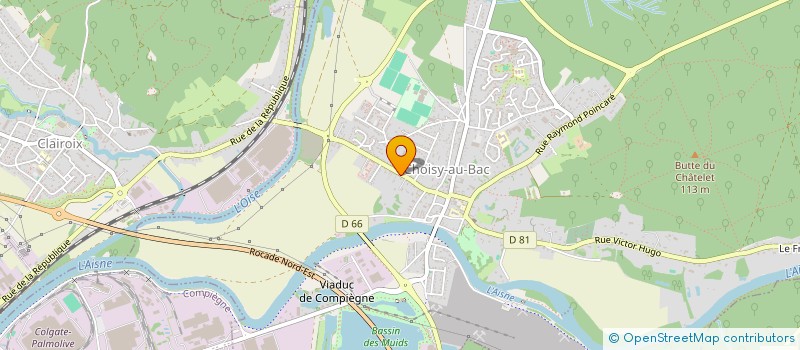 localisation de l'entreprise LES TRETEAUX COCASIENS  CHOISY-AU-BAC